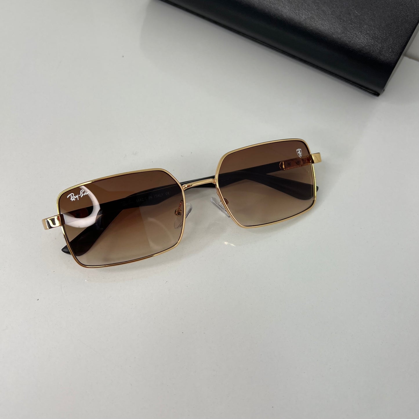 Lunettes rayban carré marron