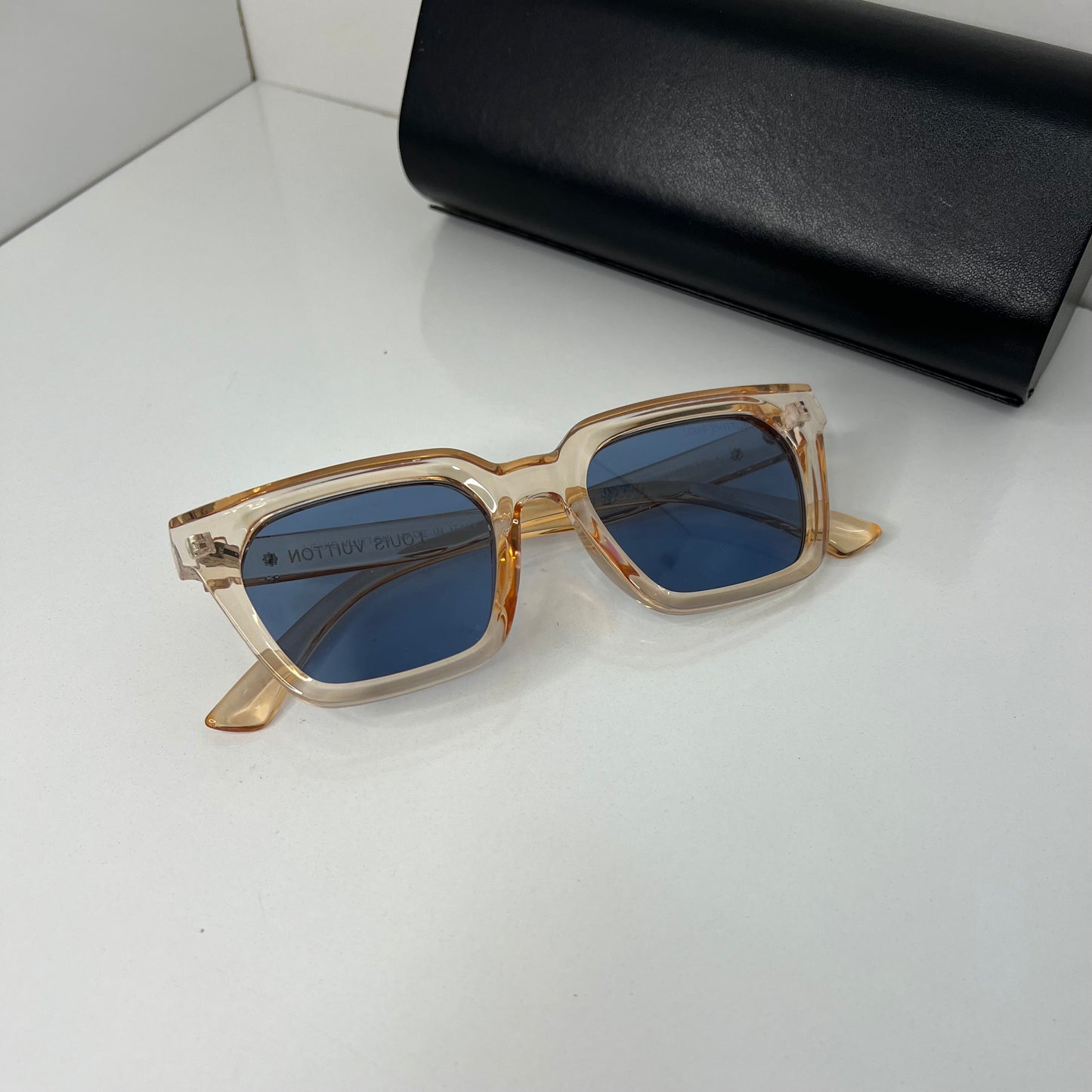 Lunettes Lv Havana bleu