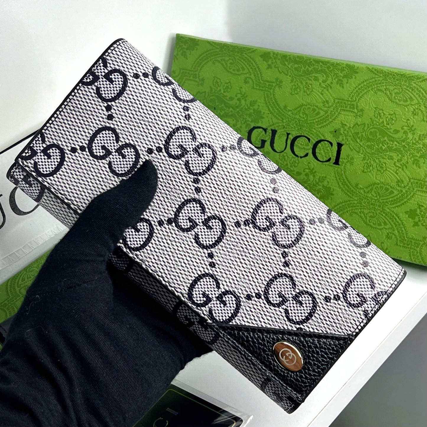 Pochette Gucci Noir blanc