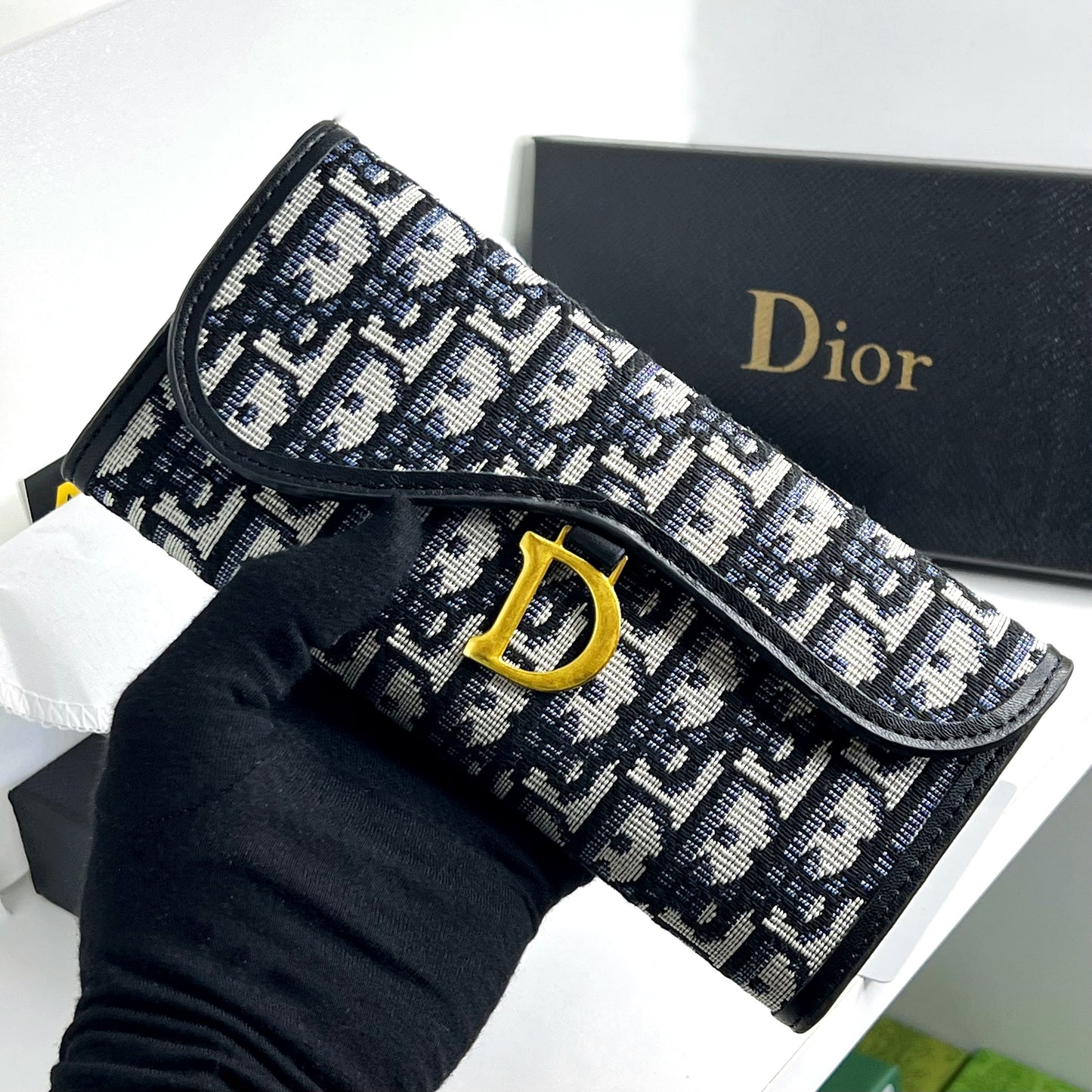 Pochette Dior Bleu