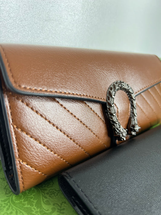 Pochette Gucci Marron