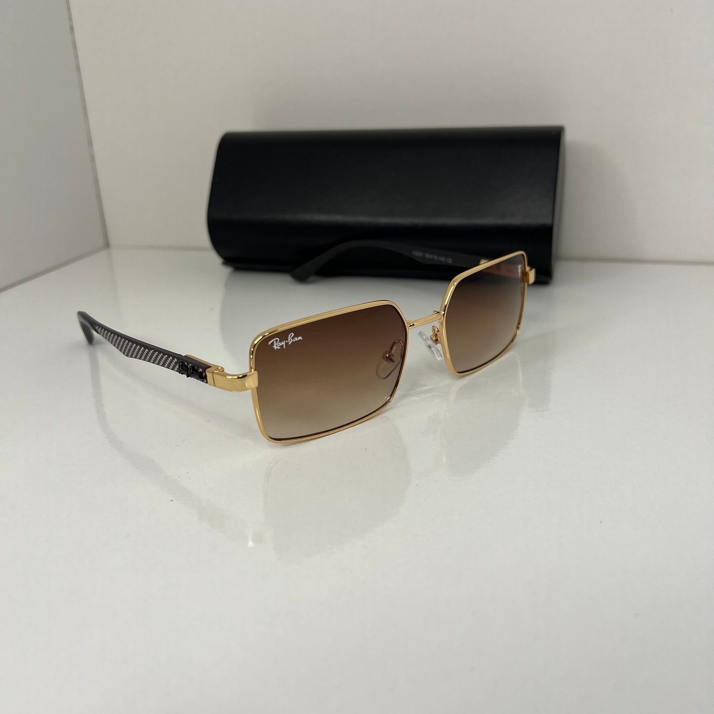 Lunettes rayban carré marron