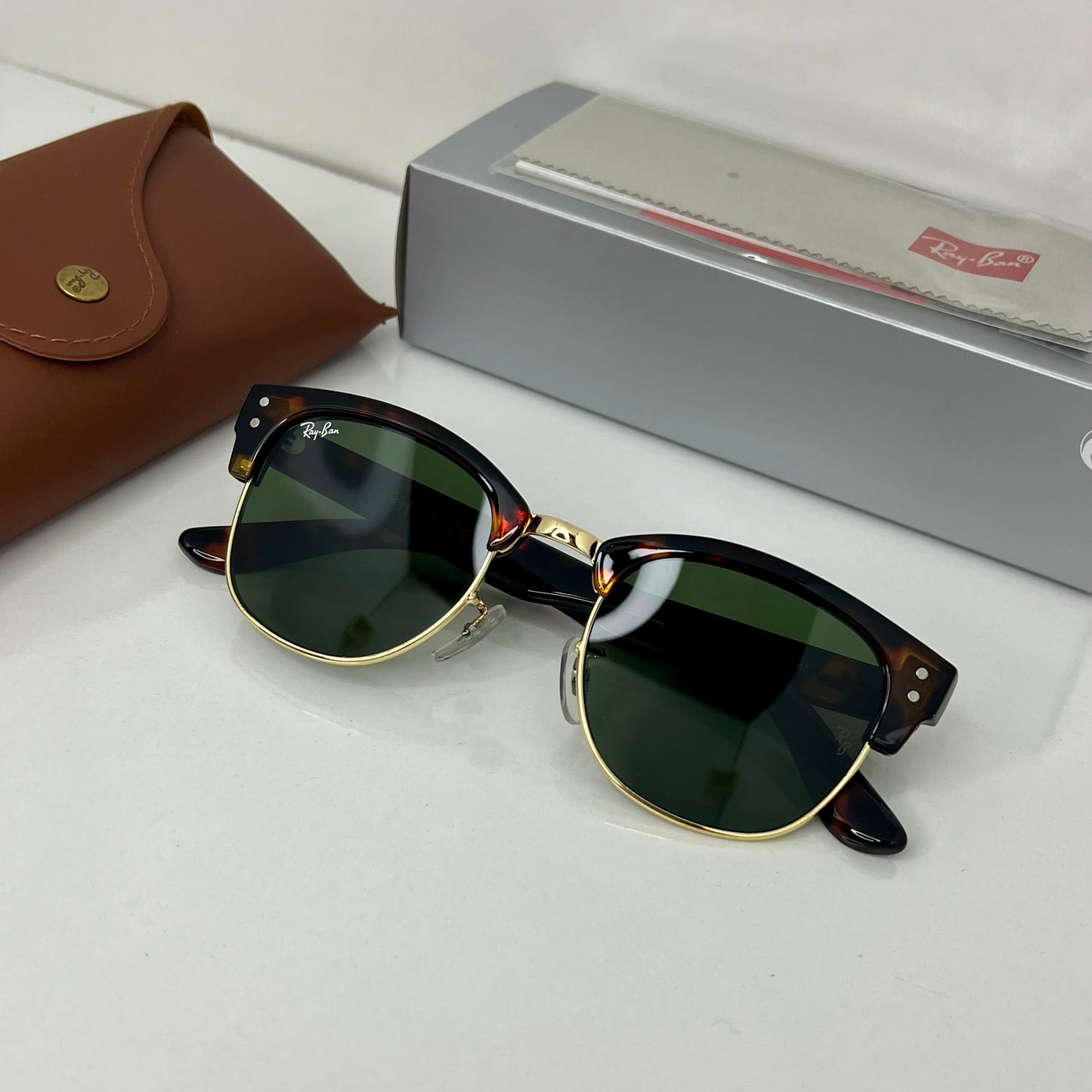 Lunettes Shadow line Verte brown