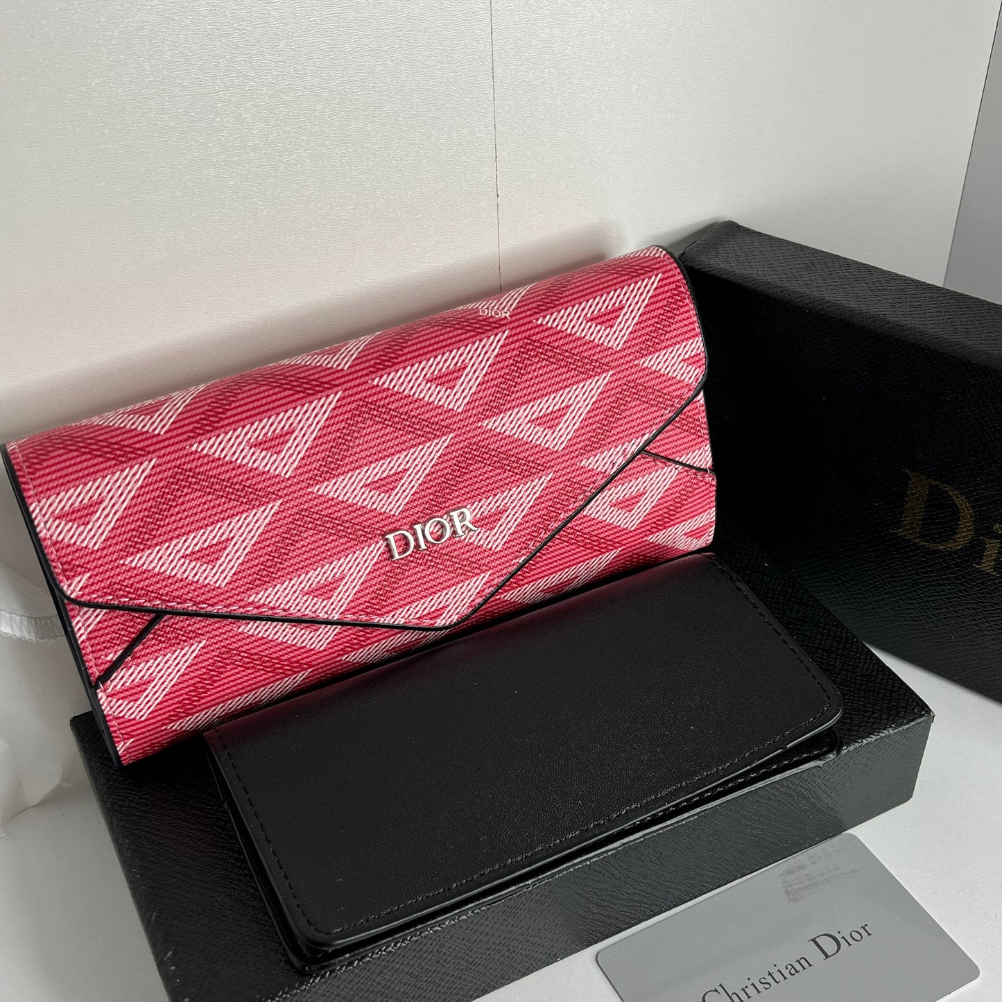 Pochette Dior rose