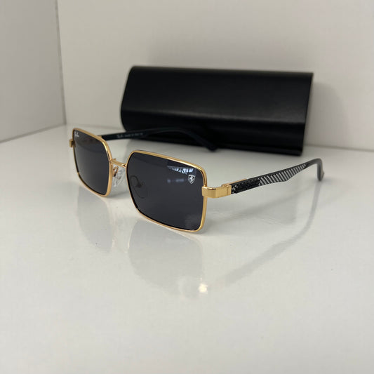 Lunettes rayban carré Noir dégradé