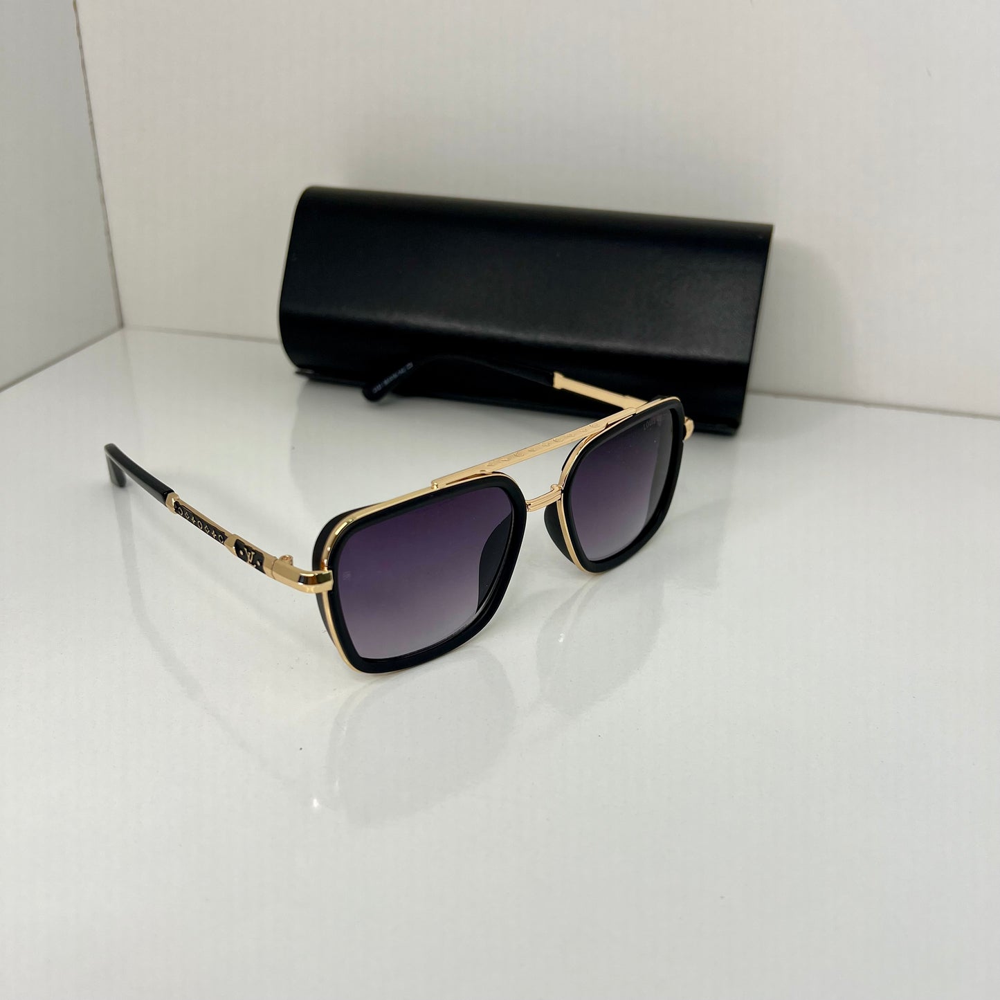 Lunettes Lv Noir gris