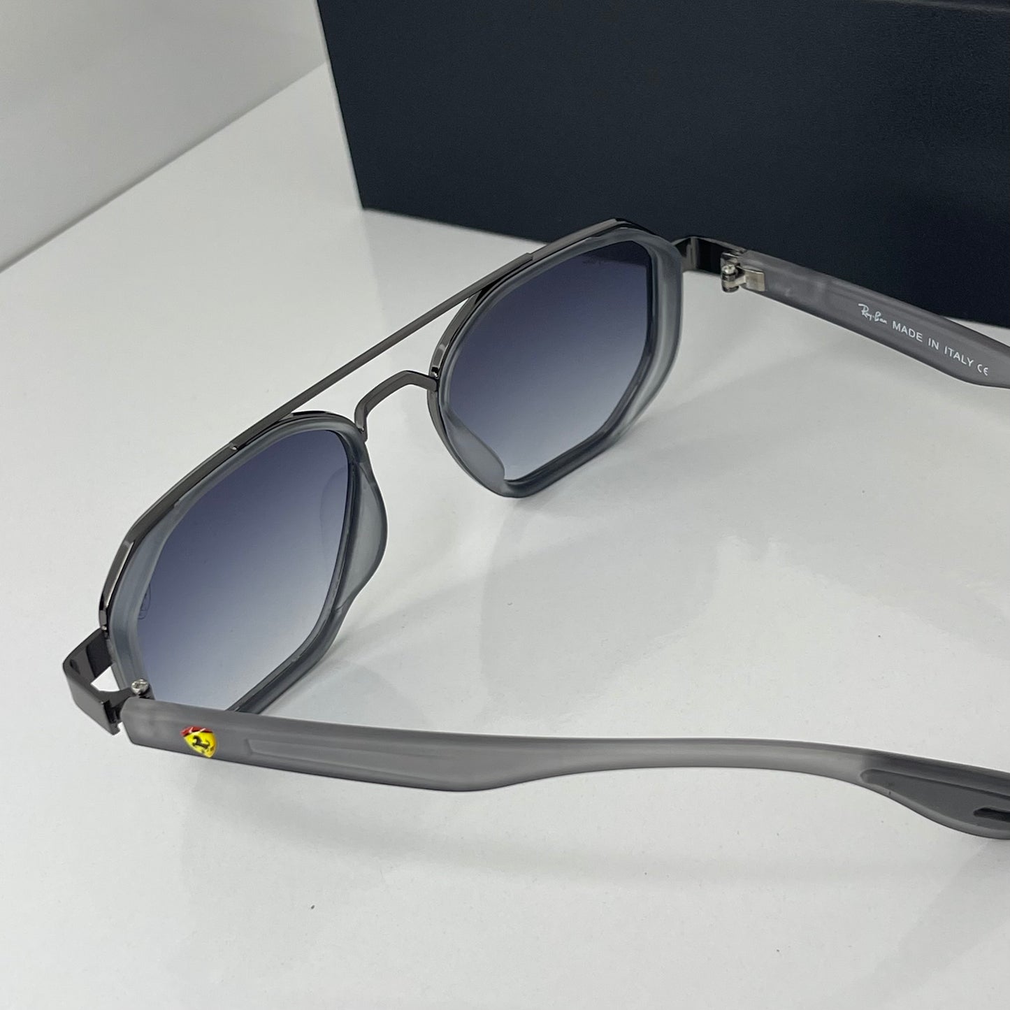 Lunettes Shadow Bleu gris