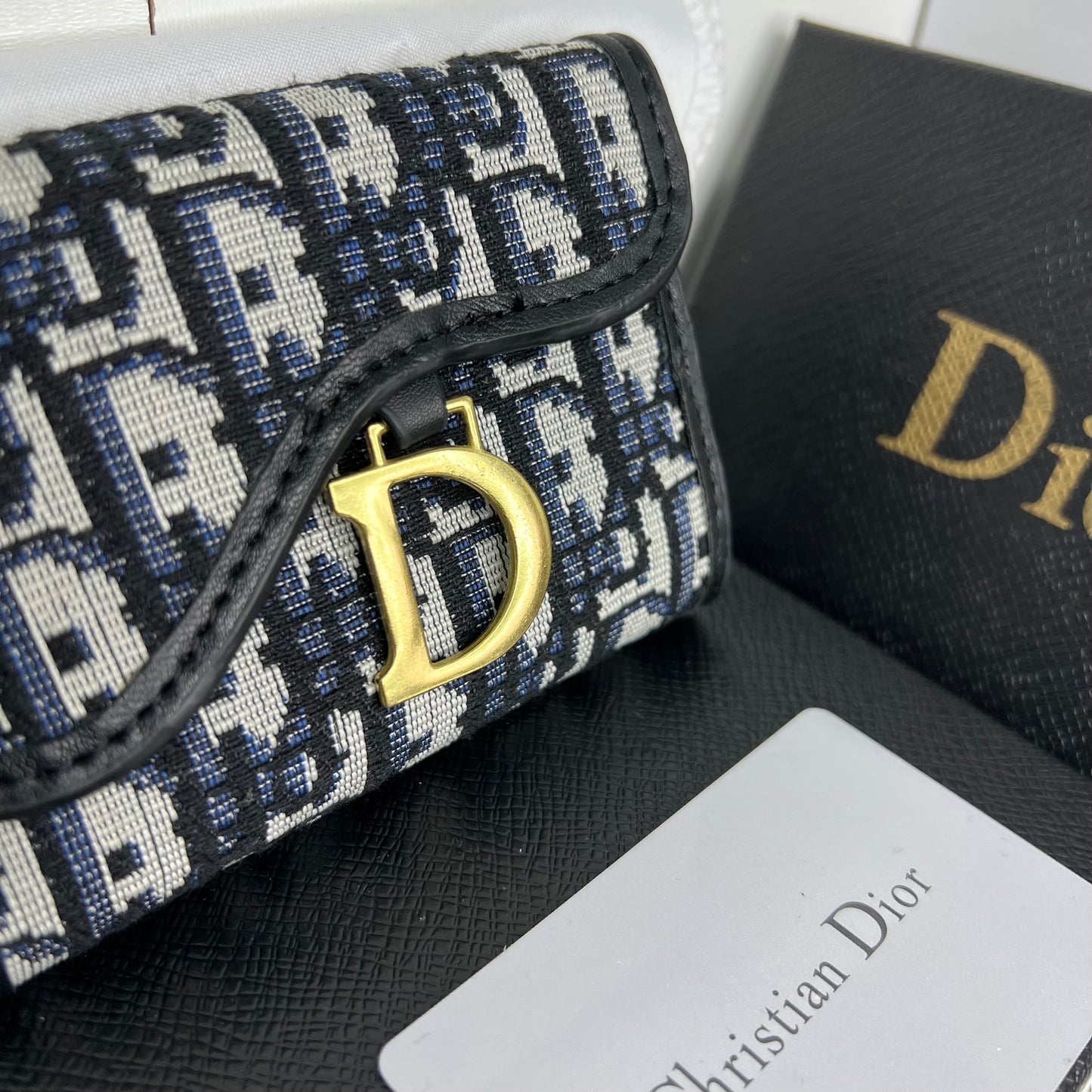 Porte Monnaie Dior Bleu