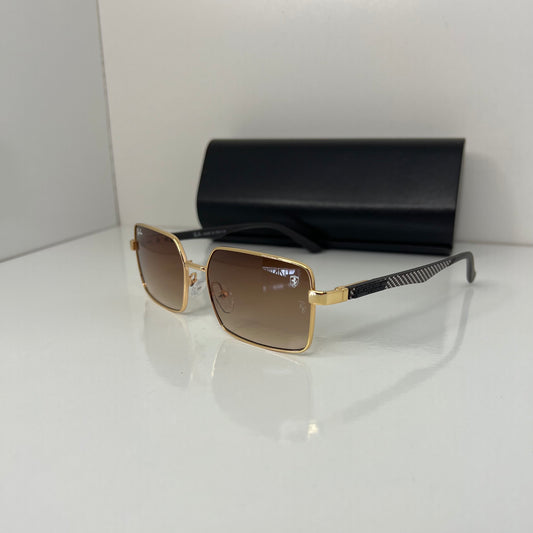 Lunettes rayban carré marron