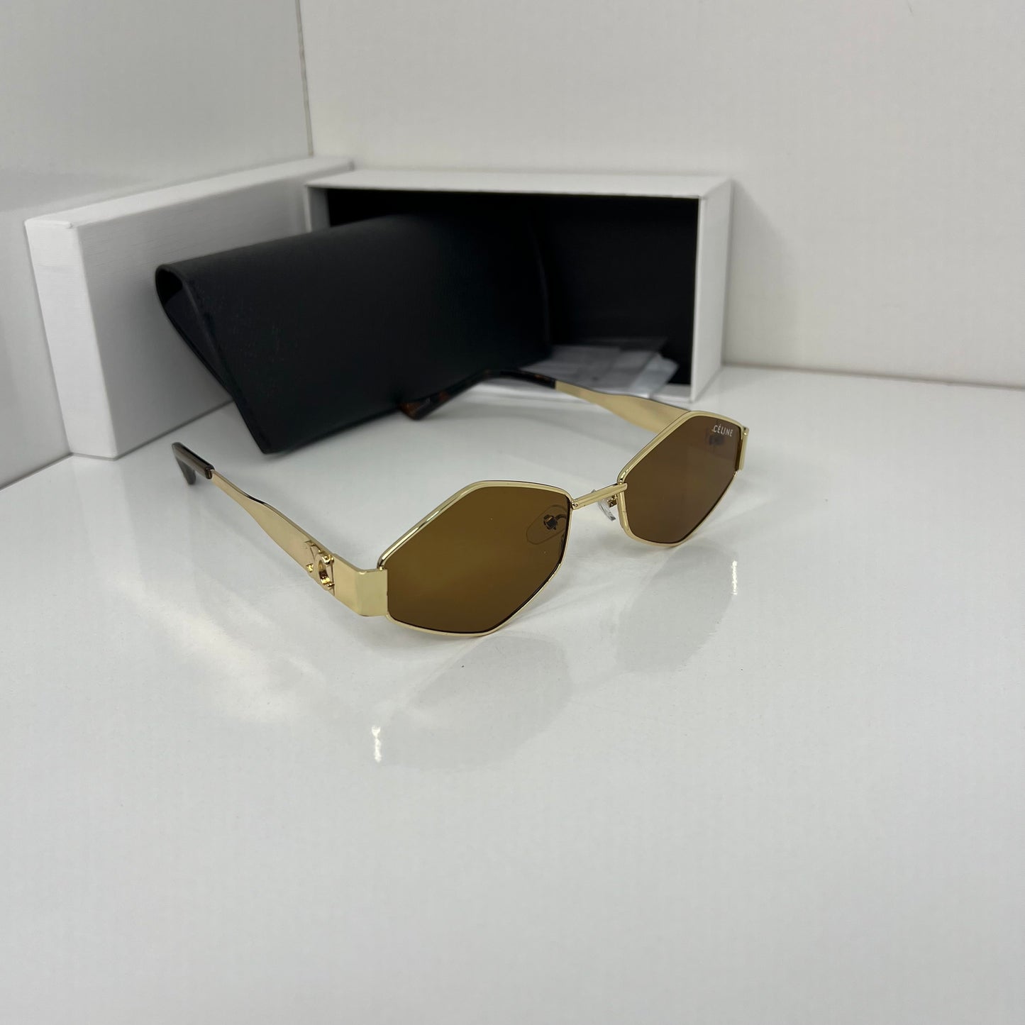 Lunettes Céline Hexa Marron