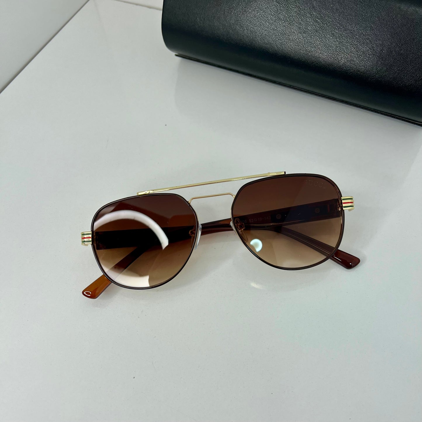 Lunettes Gucci Marron