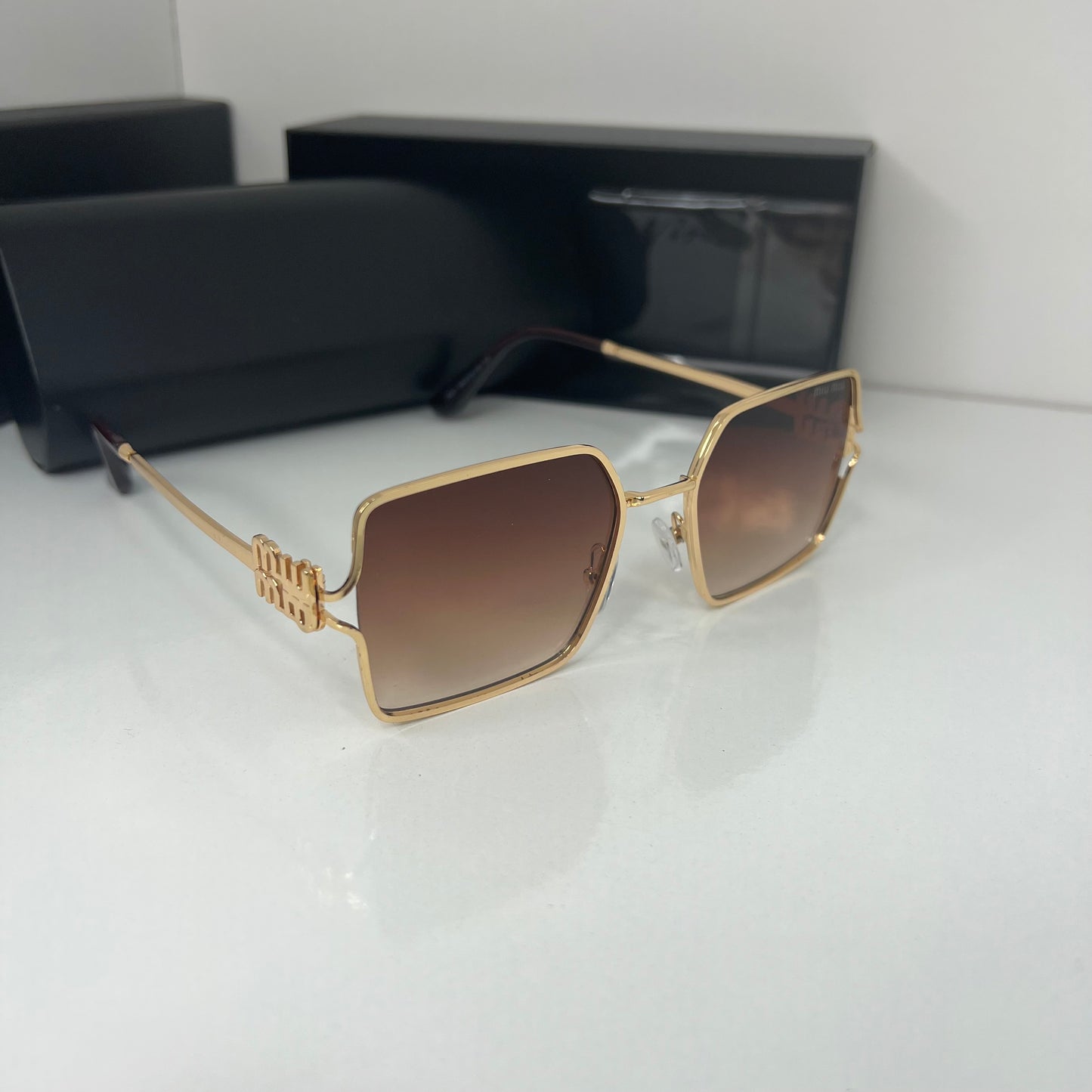 Lunettes Miw miw Hexa Marron