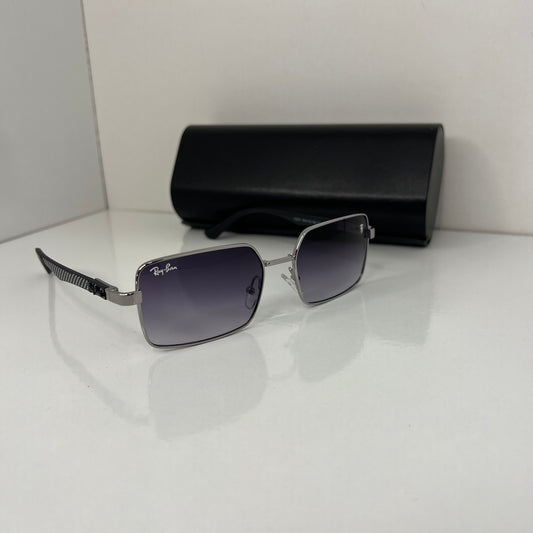 Lunettes rayban carré gris