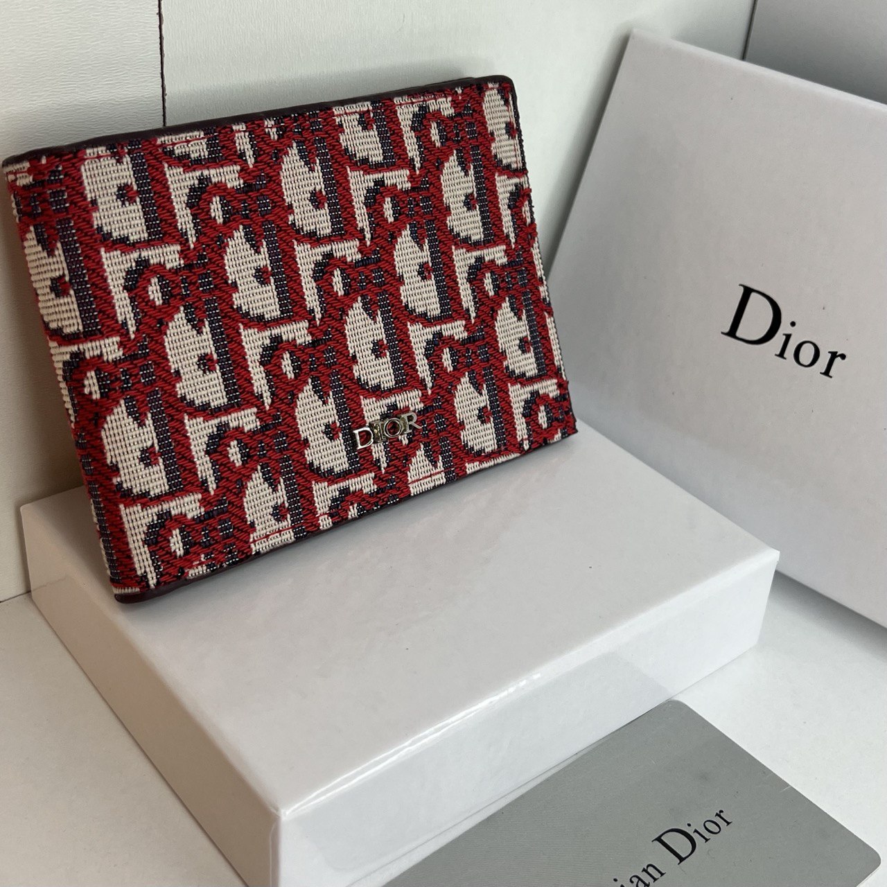 Porte monnaie Dior Rouge
