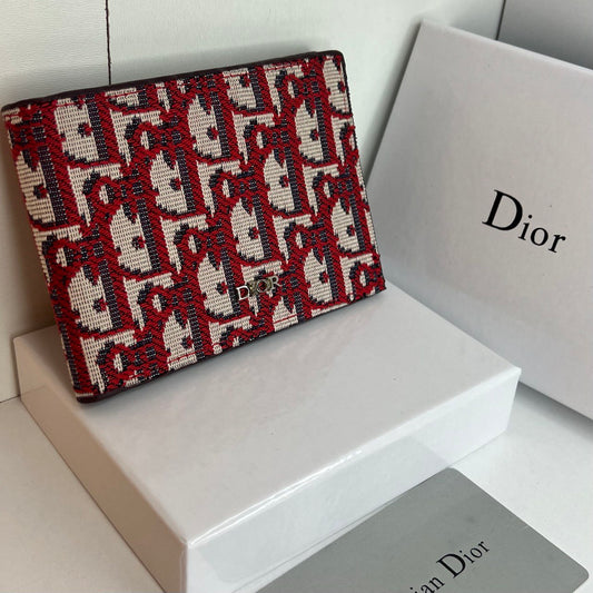 Porte monnaie Dior Rouge