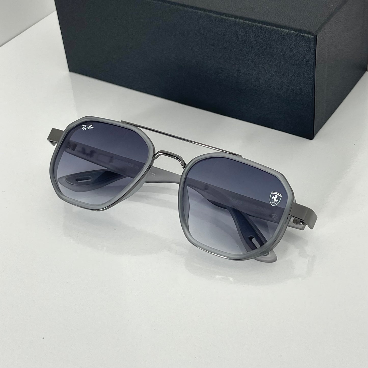 Lunettes Shadow Bleu gris