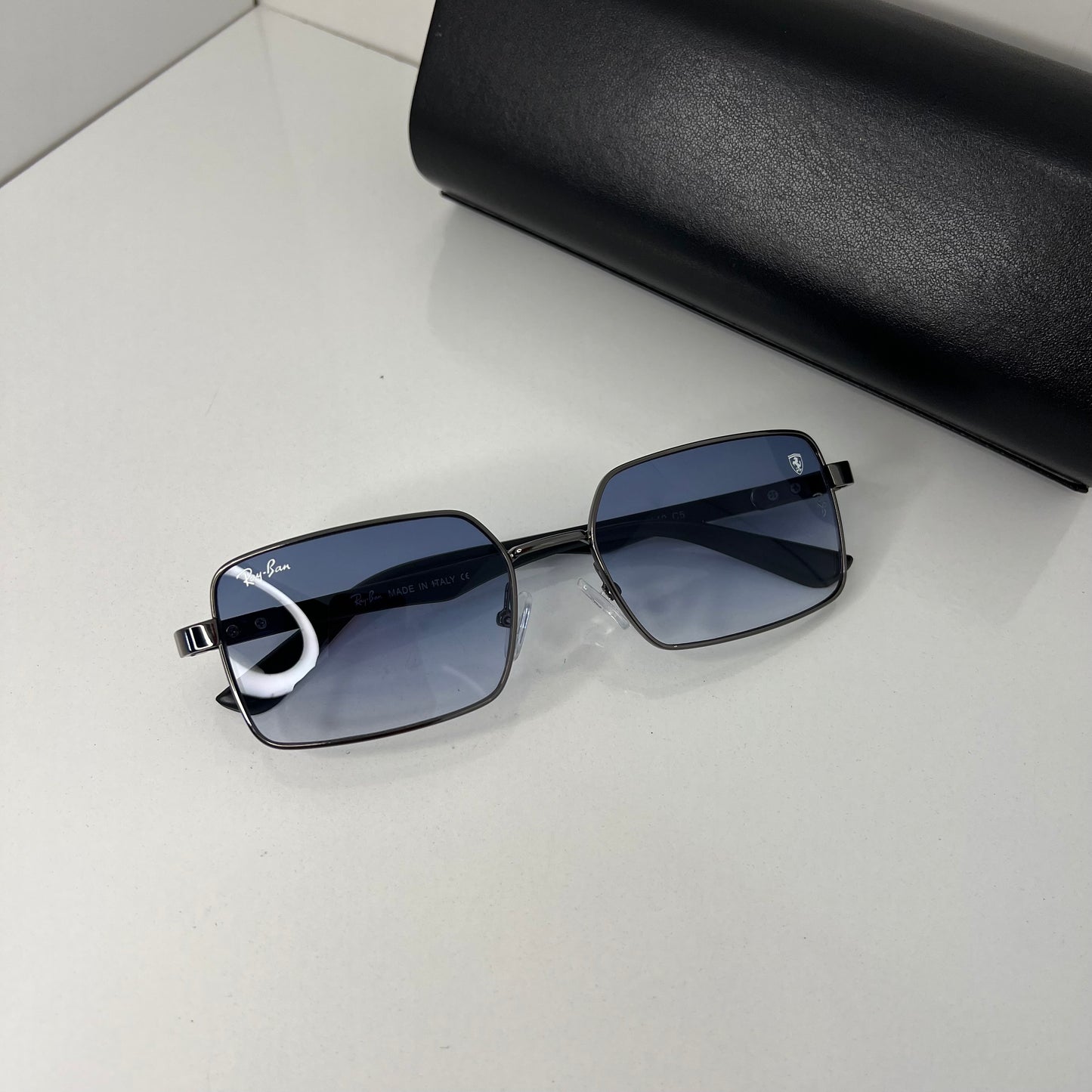 Lunettes Rayban carré Bleu