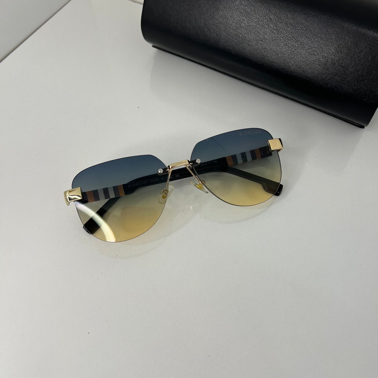 Lunettes Burberry Bleu dégradé