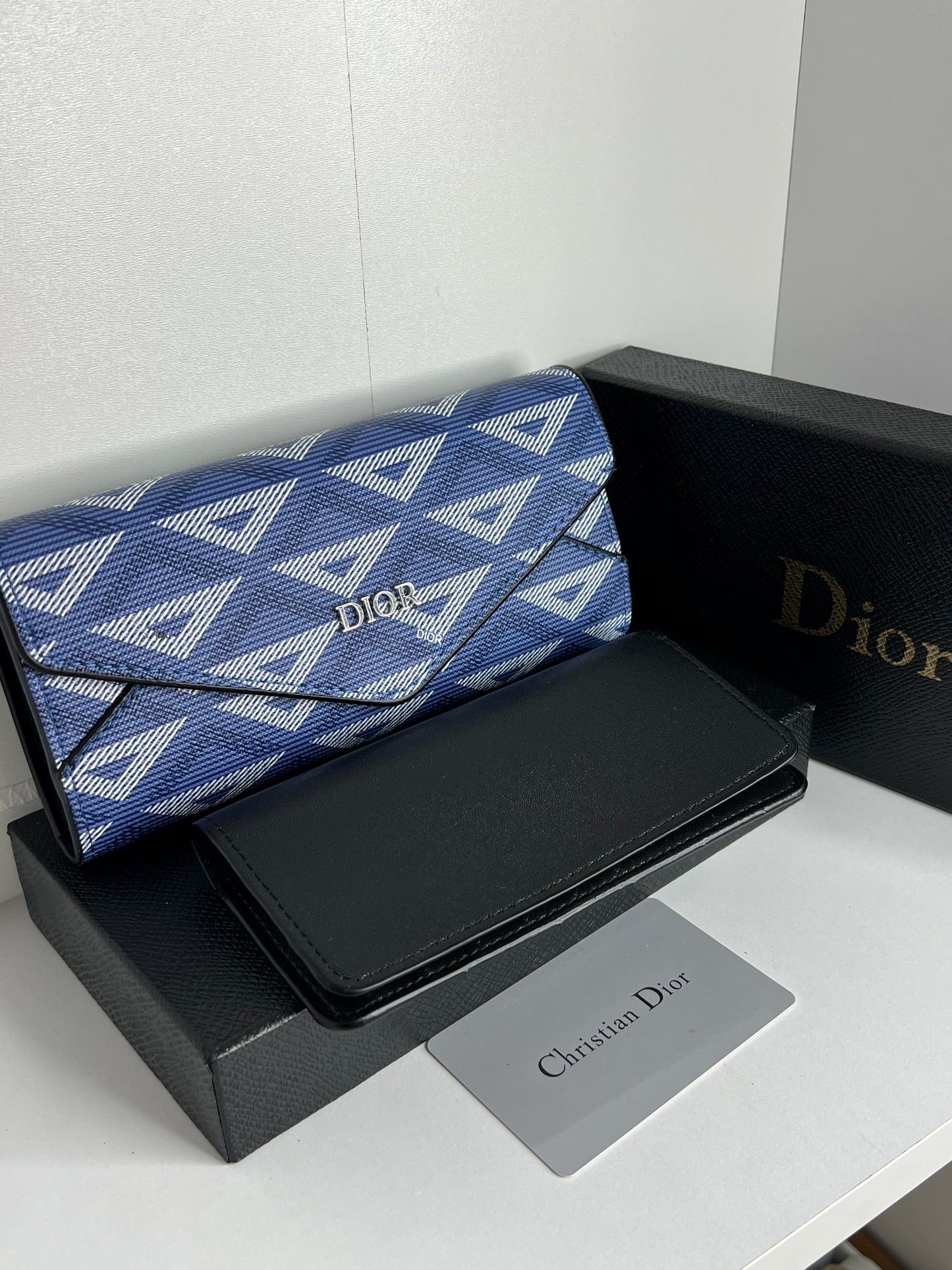 Pochette Dior Bleu